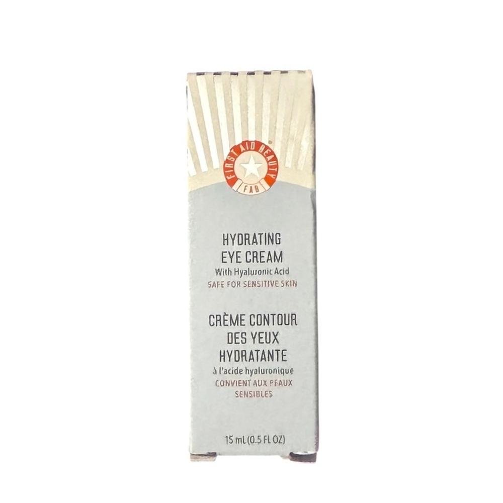 New First Aid Beauty Hydrating Eye Cream with Hyaluronic Acid 0.5 FL OZ - Picture 2 of 3